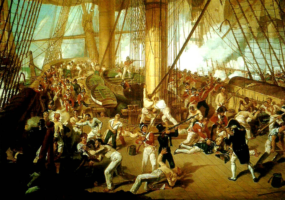 Denis Dighton the battle of trafalgar